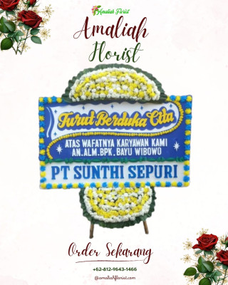 Papan Bunga Duka di Sidemen